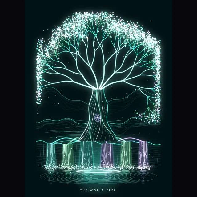 The World Tree, an original design from the AuraCanvas studio