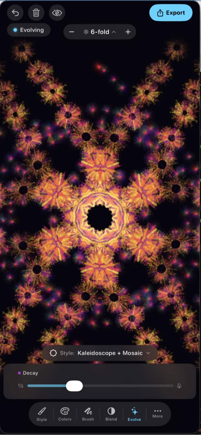 AuraCanvas generative artwork