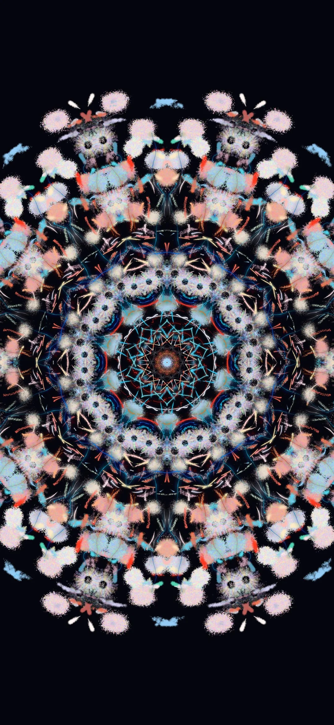 The Center That Never Ends with infinite radial depth