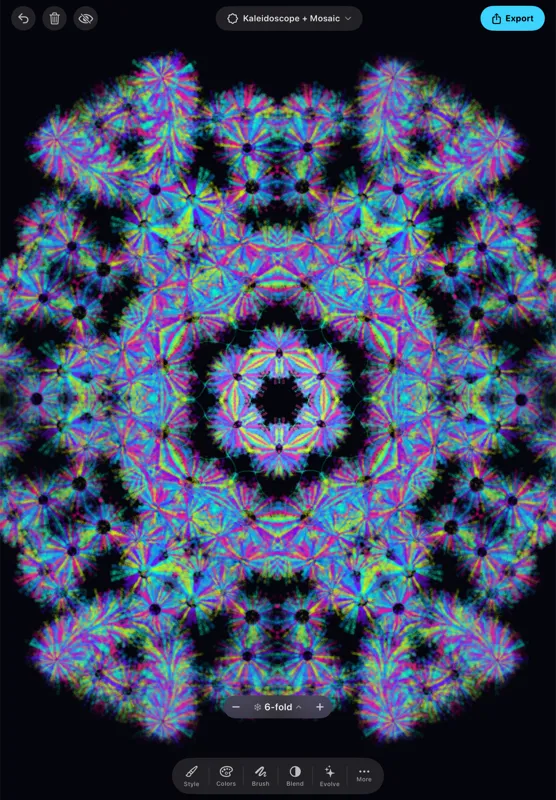 Vibrant mosaic artwork