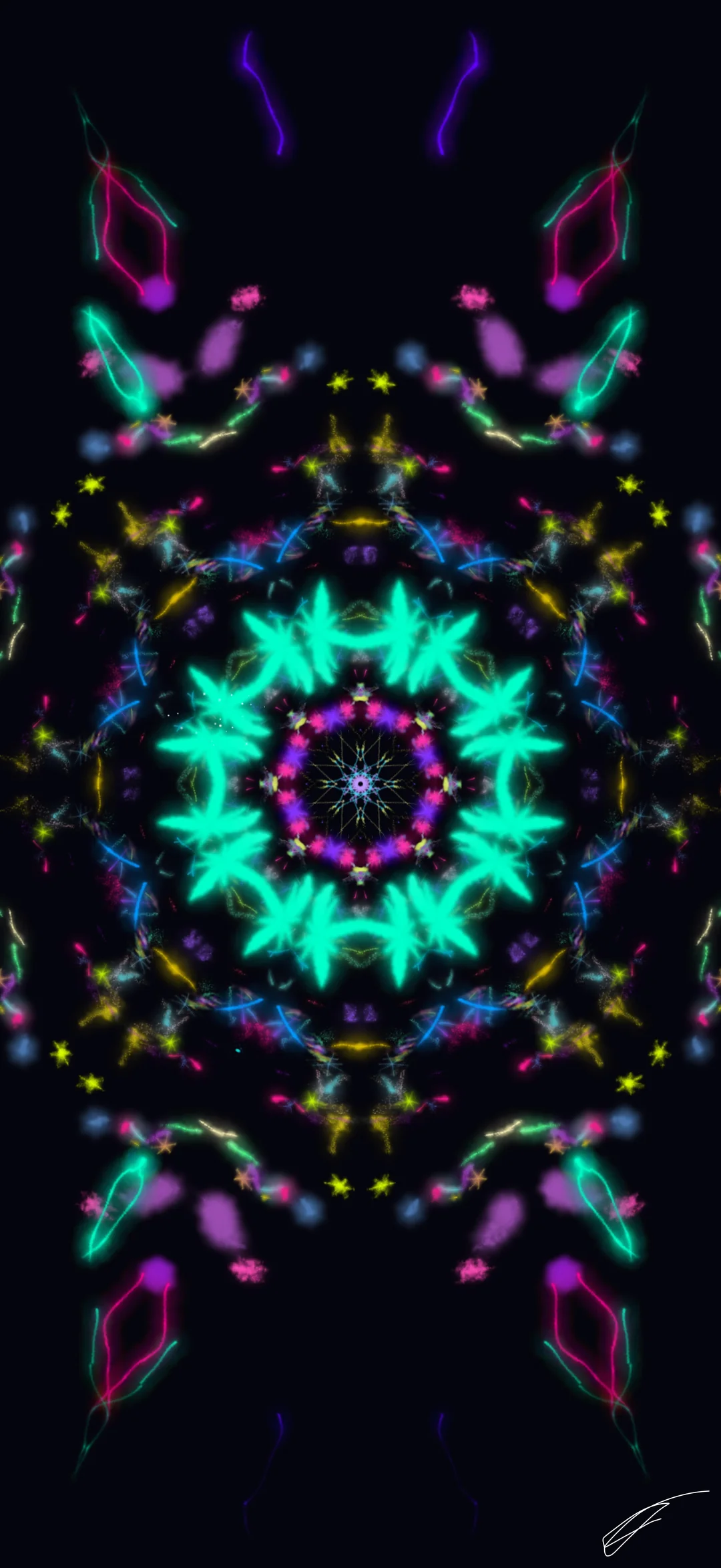 The Eye high resolution artwork with detailed symmetry