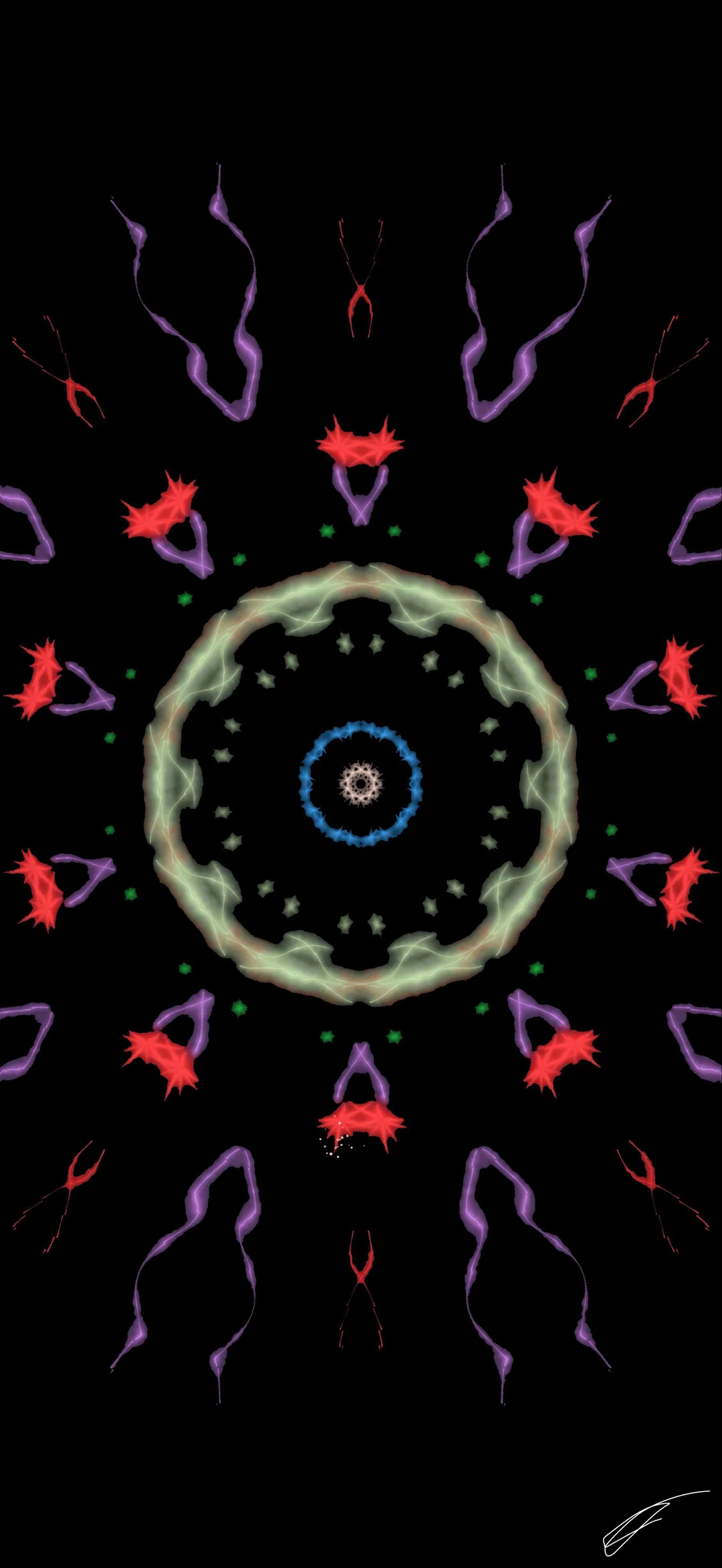 The Eye symmetric artwork